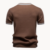 James Oxford Classic Knit Polo Shirt for Men