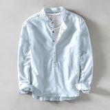 James Oxford Linen Shirt for Men