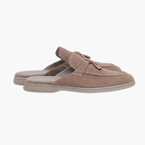 Beige Suède Mediterranean Mule