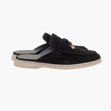 Black Suède Mediterranean Mule