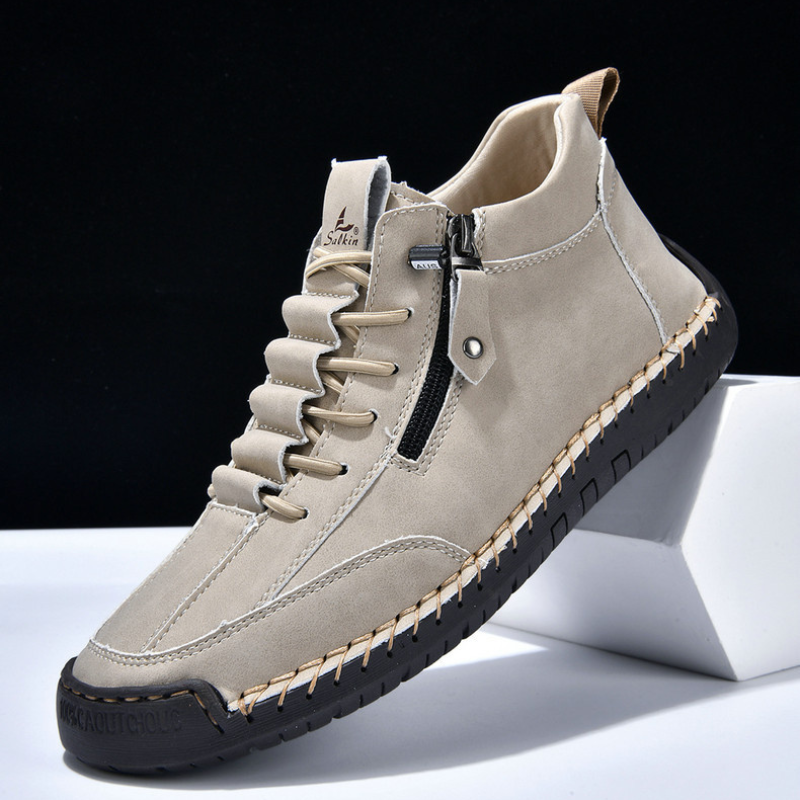 James Oxford Nubuck Zip Shoes for Men