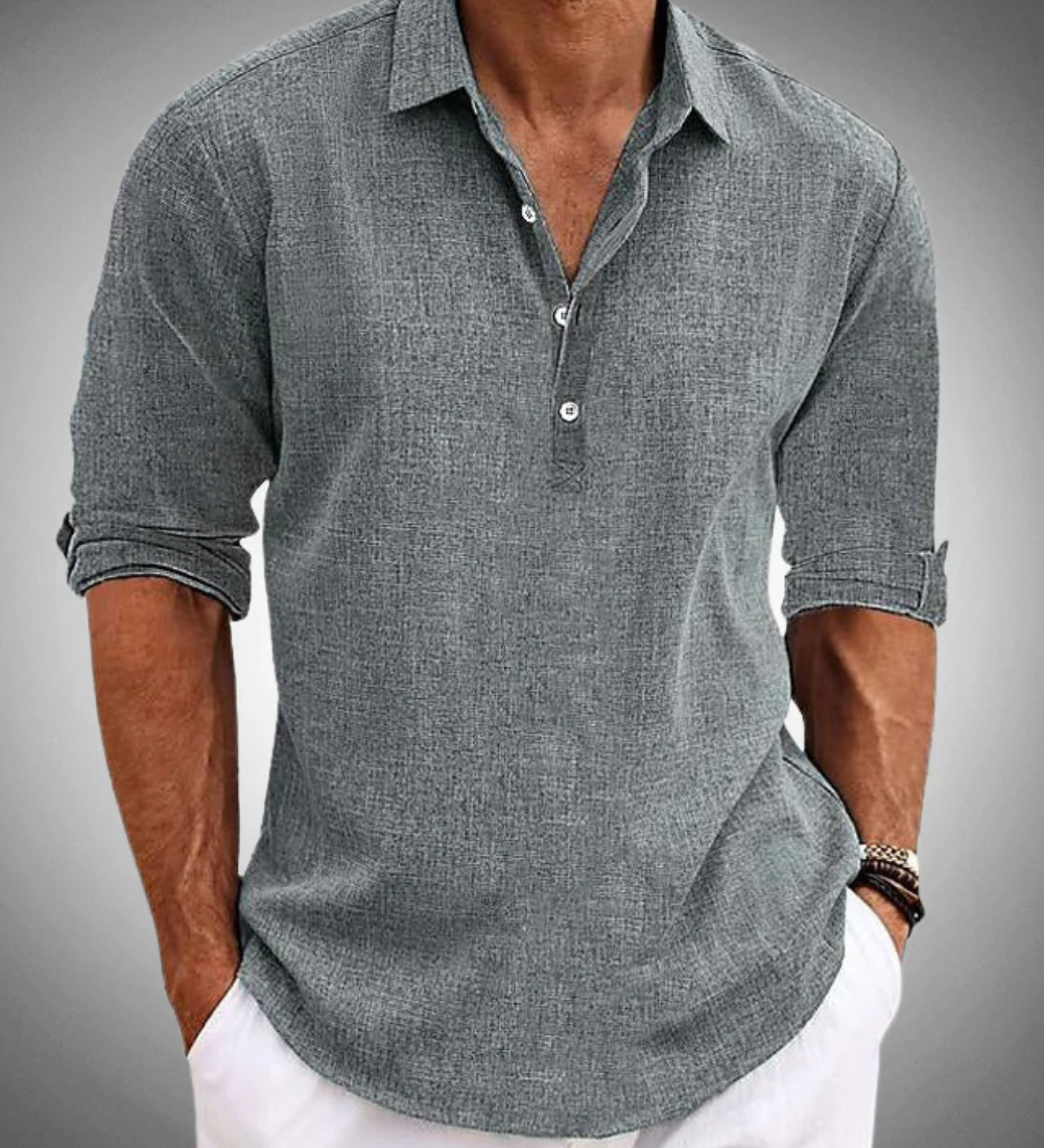 James Oxford Classic Cotton Shirt for Men