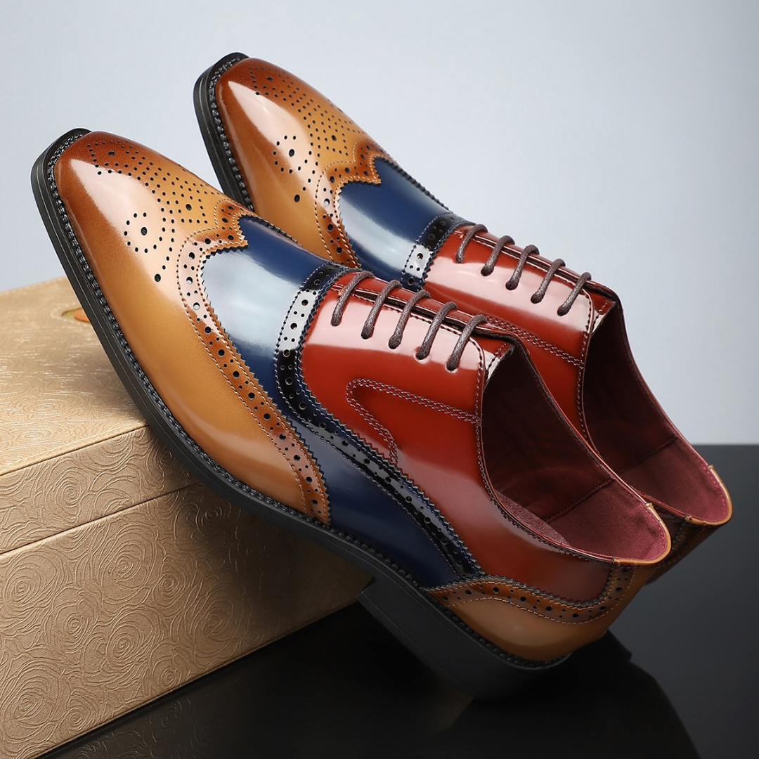 James Oxford Heritage Brogue Shoes for Men