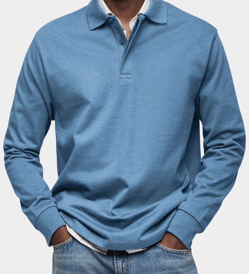 James Oxford Classic Cotton Polo Shirt for Men