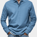 James Oxford Knit Polo Shirt for Men