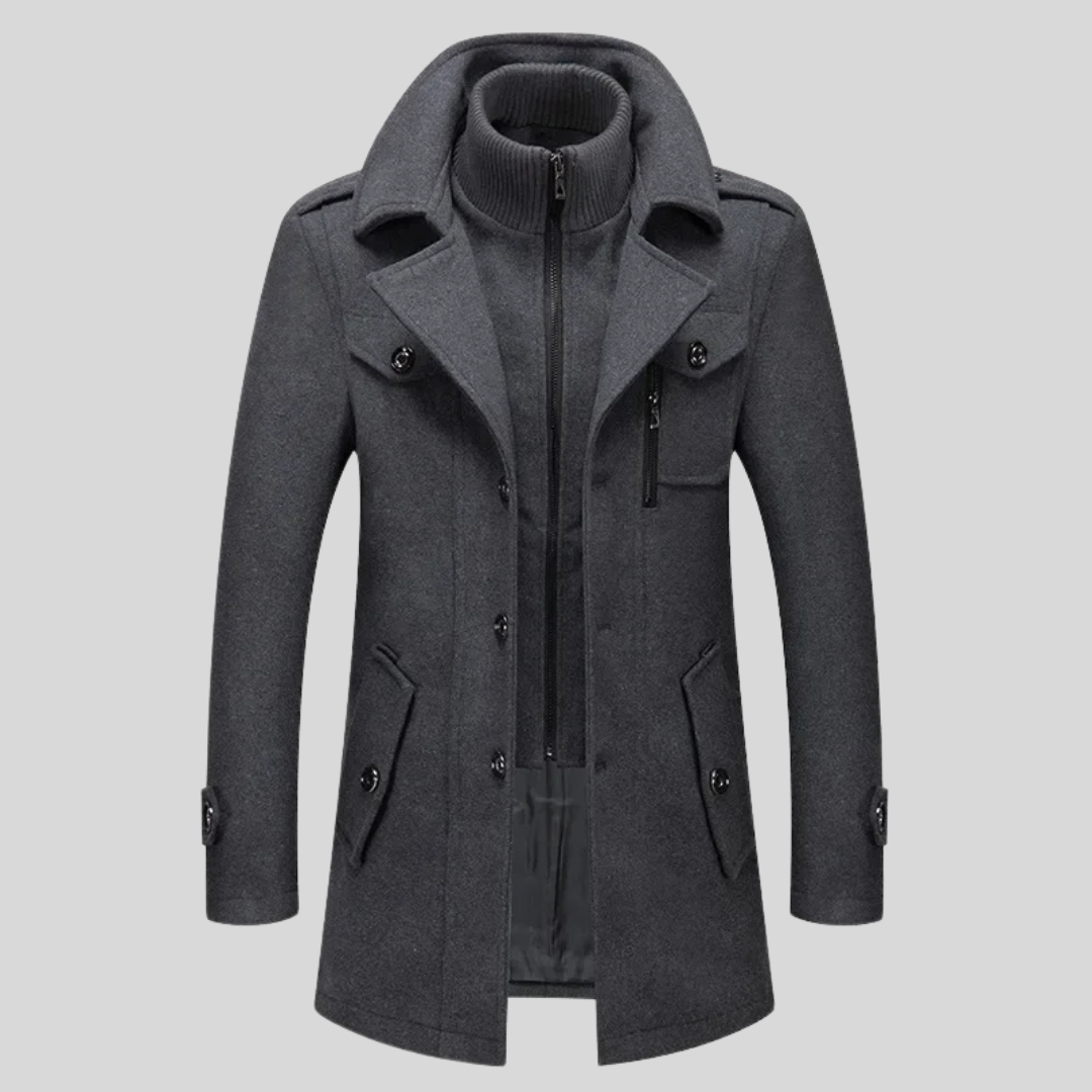 Klaus Two-Piece Wool Coat