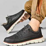 James Oxford Leather Support Trainers