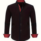 Albert Elegant Lightweight Shirt with Contrast Details