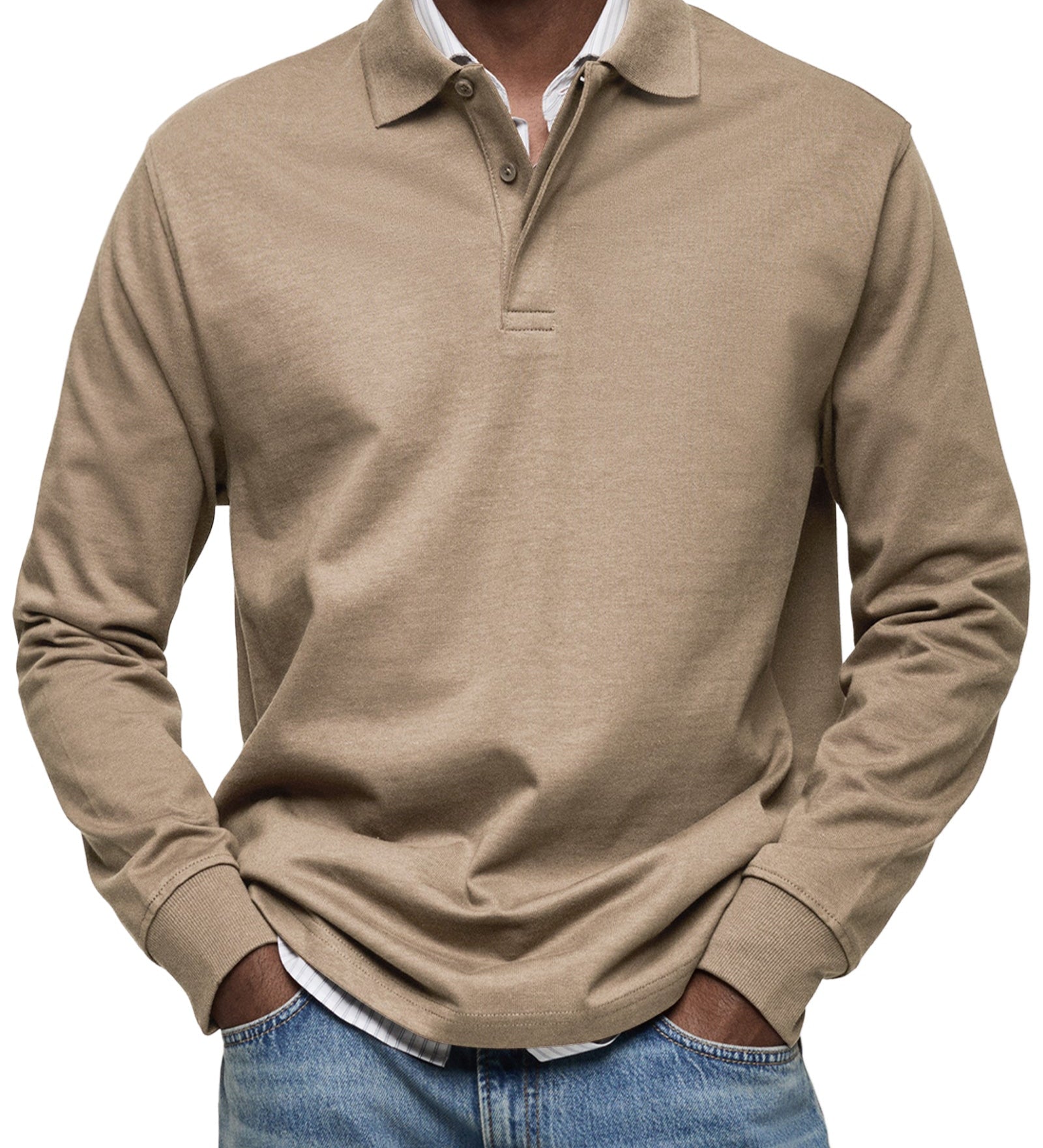 Richard - Casual Long-Sleeve Polo Shirt