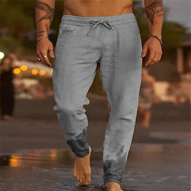 James Oxford Casual Cotton Beach Trousers