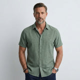 James Oxford Linen Shirt for Men