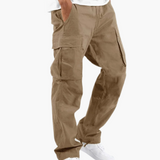 James Oxford Men's Casual Cargo Trousers