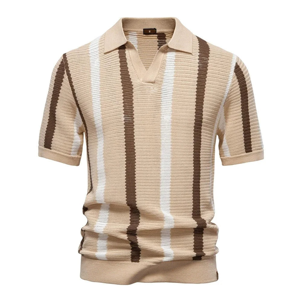 Classic Knitted Polo Shirt