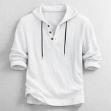 James Oxford Classic Hooded Shirt for Men