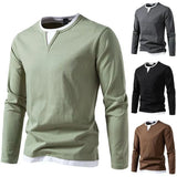 James Oxford V-Neck Shirt for Men