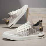 James Oxford Modern Mesh Trainers