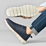 James Oxford Leather Support Trainers