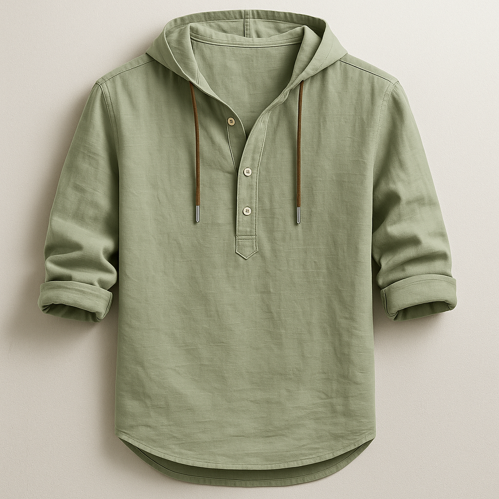 James Oxford Luxury Hooded Shirt