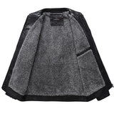 Carrington Leather Stand Collar Jacket