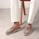 Beige Suède Mediterranean Mule