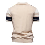 Marcus Contrast Knit Polo