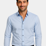 Albert Elegant Lightweight Shirt with Contrast Details