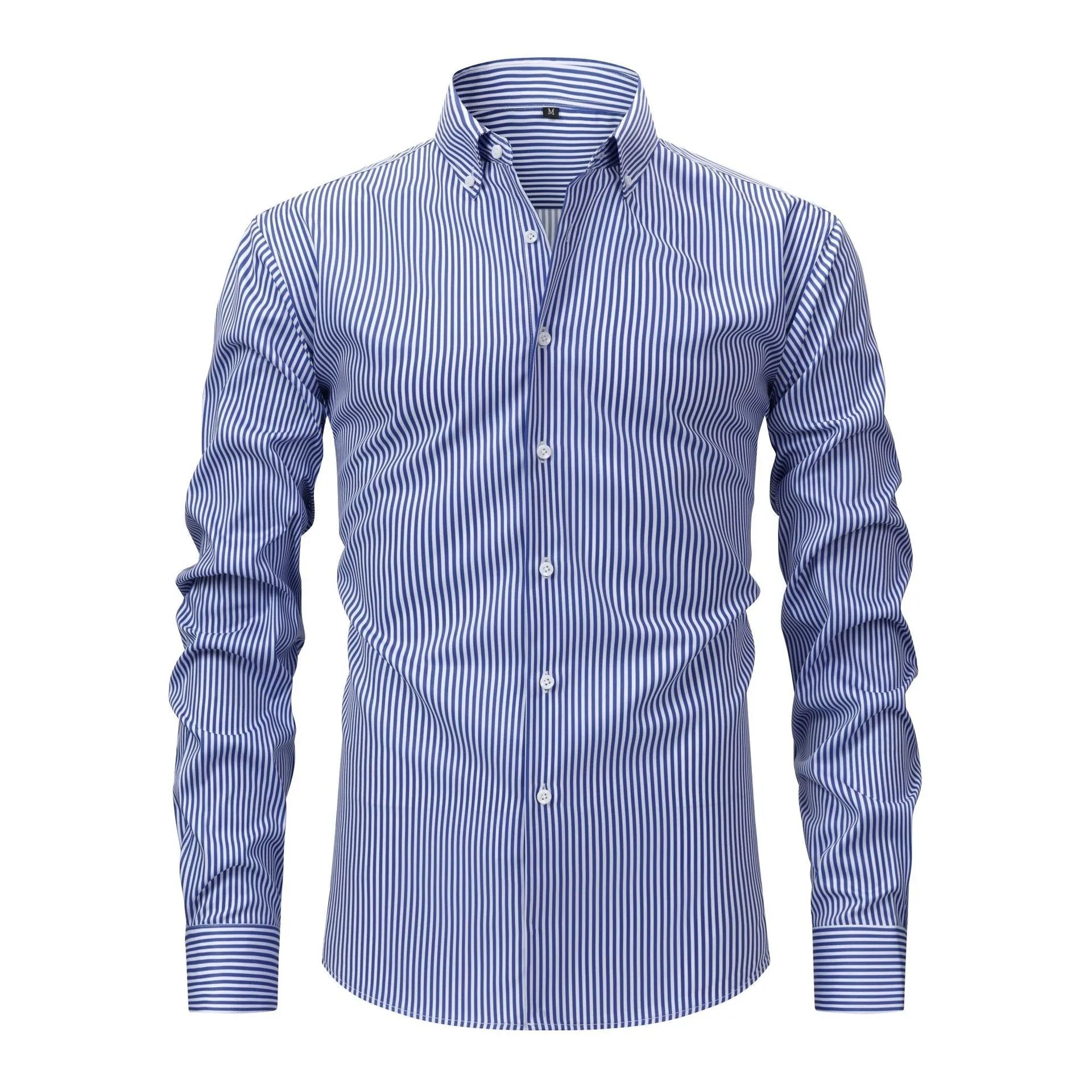 James Oxford Elegant Striped Shirt for Men