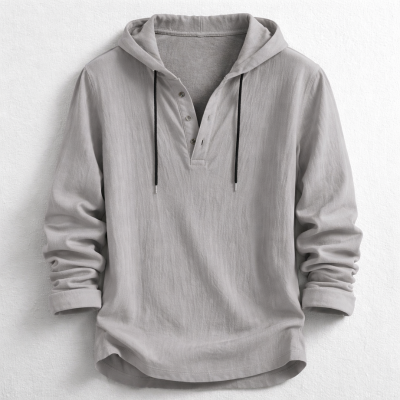 James Oxford Hooded Sweatshirt for Men