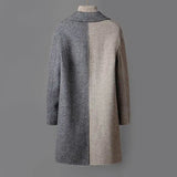 Langston Woolen Dual-Tone Coat