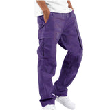 James Oxford Men's Wide Fit Cargo Trousers