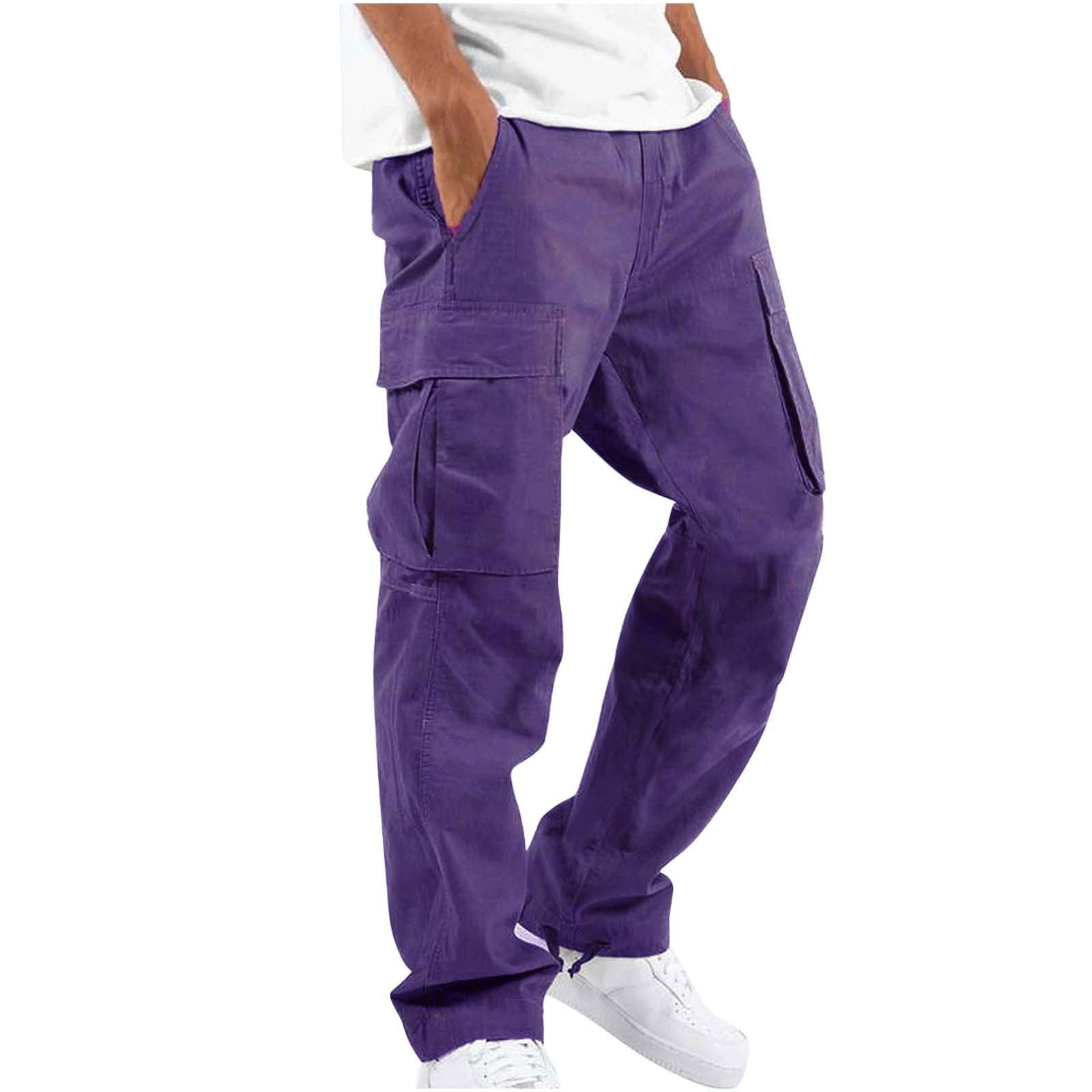 James Oxford Men's Wide Fit Cargo Trousers