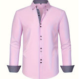 Albert Elegant Lightweight Shirt with Contrast Details