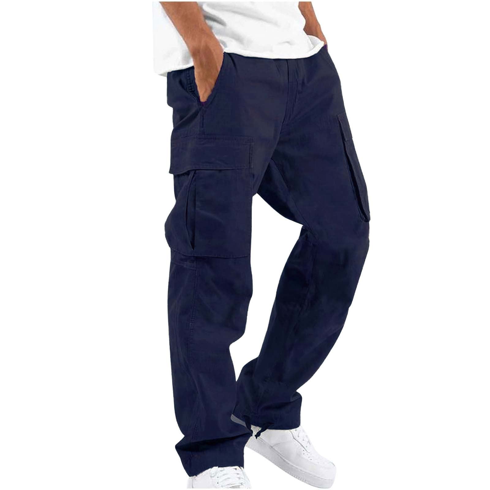 James Oxford Men's Wide Fit Cargo Trousers