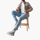 David Shirt Jacket with Button Placket