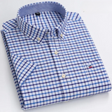 James Oxford Patterned Button-Up Shirt for Men