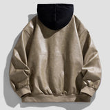 Marvelle Hooded Leather Bomber