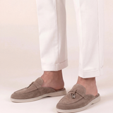 Beige Suède Mediterranean Mule