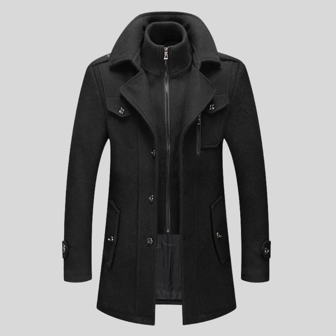Klaus Two-Piece Wool Coat