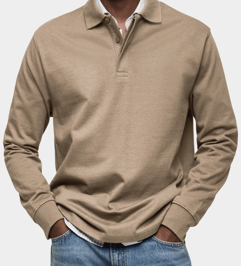 James Oxford Classic Cotton Polo Shirt for Men
