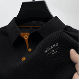 James Oxford Elegant Textured Polo Shirt for Men