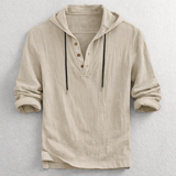 James Oxford Classic Hooded Shirt for Men