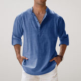 Frederick - Linen-Effect Henley Shirt