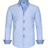 Albert Elegant Lightweight Shirt with Contrast Details
