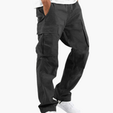 James Oxford Men's Casual Cargo Trousers