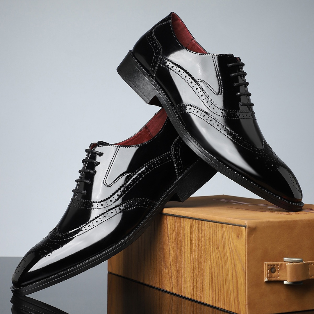 James Oxford Heritage Brogue Shoes for Men