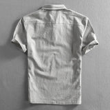 Torino Short Sleeve Linen Button Shirt