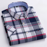 James Oxford Patterned Button-Up Shirt for Men