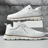 James Oxford Leather Support Trainers