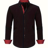 Albert Elegant Lightweight Shirt with Contrast Details