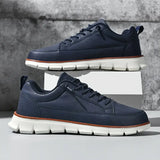 James Oxford Leather Support Trainers